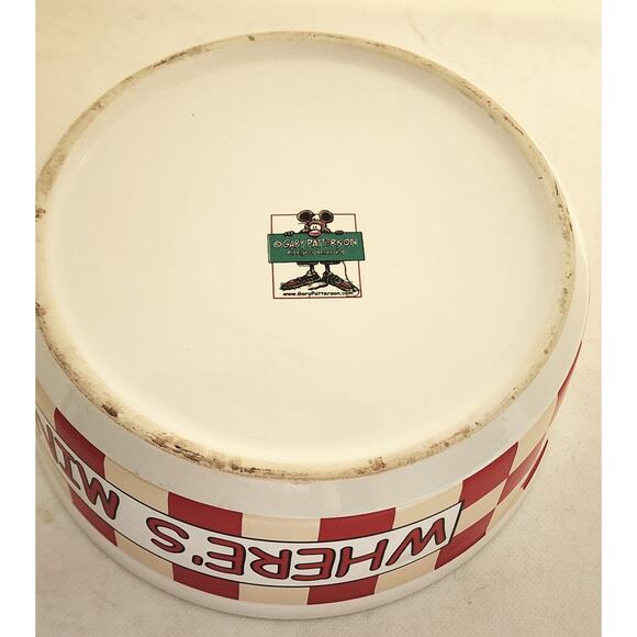 Dog Bowl-Gary Patterson-Whimsical Images-Funny Dog, Large Size - Picture 6 of 12